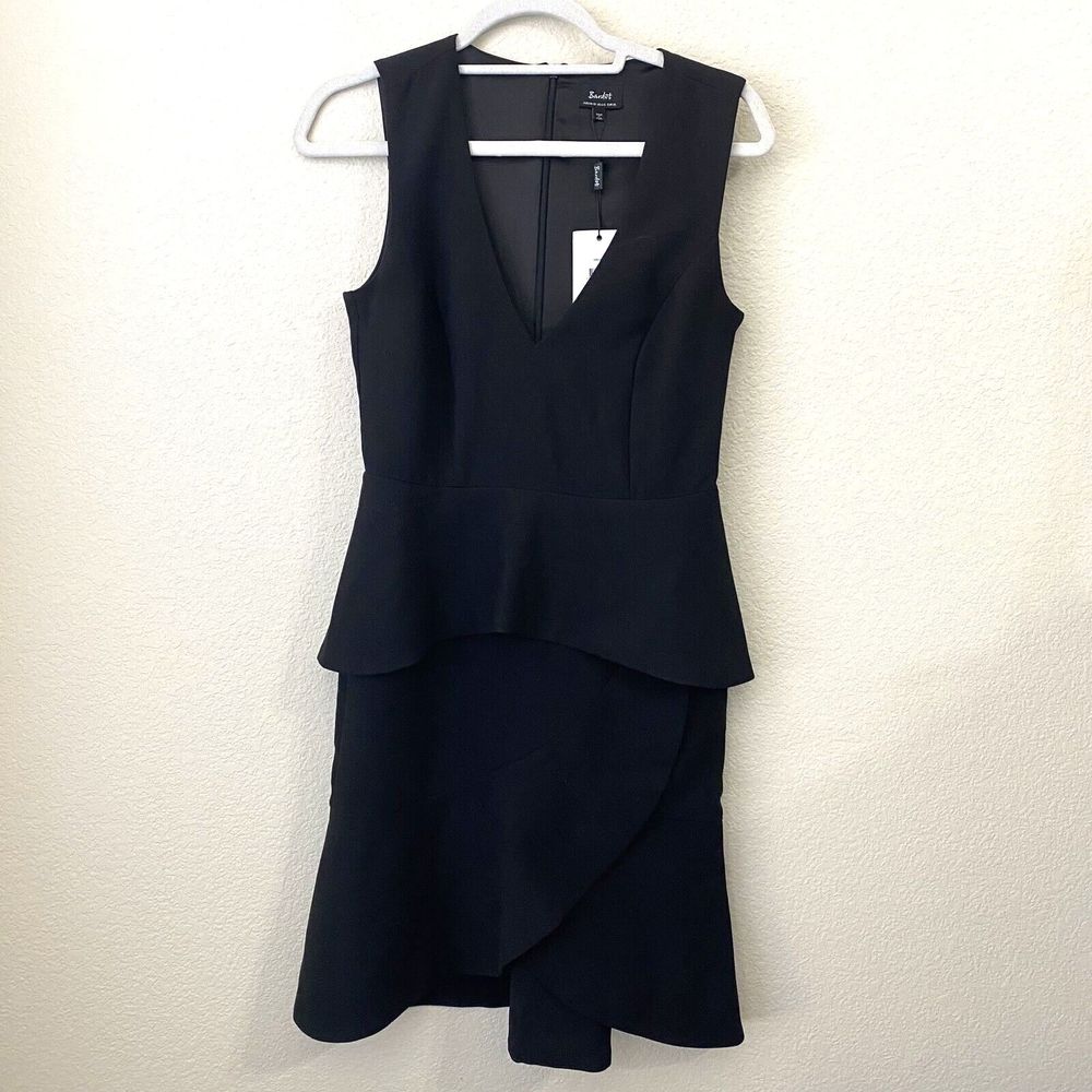 Bardot Career Black Dress Womens Size Small Sleeveless 39928DB NEW